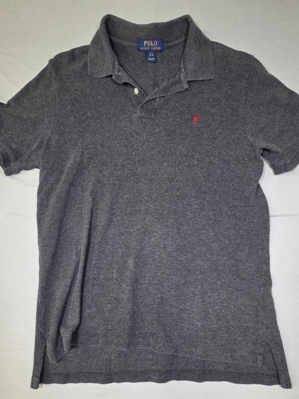 Polo Ralph Lauren Boys Charcoal Polo L 14-16